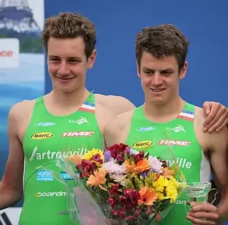 image of johnny and borther alistair brownlee